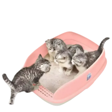 Catidea Litter Box Bread Bin Small Pink, 001623, cat Litter Pan, Catidea, cat Housing Needs, catsmart, Housing Needs, Litter Pan
